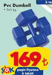 PVC DUMBELL • 2X5 KG PVC DUMBELL • 2X5 KG